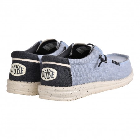MOCASSINO LACCI IN TESSUTO HEY DUDE WALLYCOASTLINEJUTE 1KA