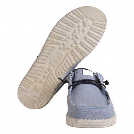 MOCASSINO LACCI IN TESSUTO HEY DUDE WALLYCOASTLINEJUTE 1KA