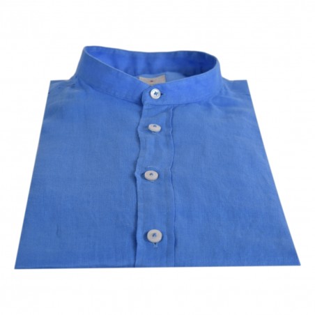 CAMICIA IN LINO BASTONCINO B050.COREANO 04