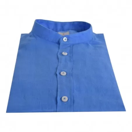 CAMICIA IN LINO BASTONCINO B050.COREANO 04