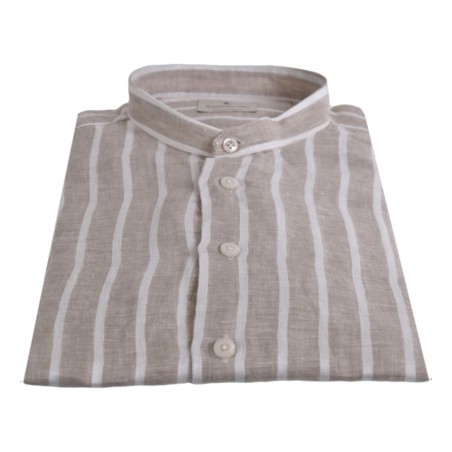 CAMICIA IN LINO BASTONCINO B2620.COREANO 05