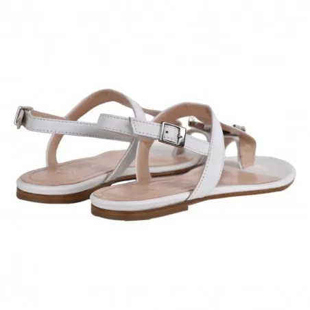 SANDALO CON PASSADITO SITON 2452 BIANCO