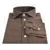 CAMICIA CLASSICA IN LINO BASTONCINO B050.164 09