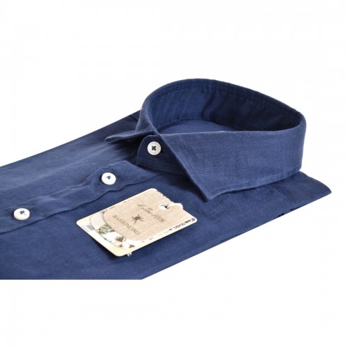 CAMICIA IN LINO BASTONCINO B050.164 21