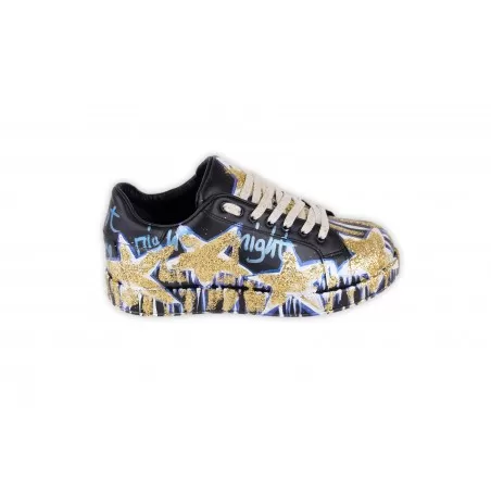 SNEAKERS STELLE RISE 21GA-8516 NERO