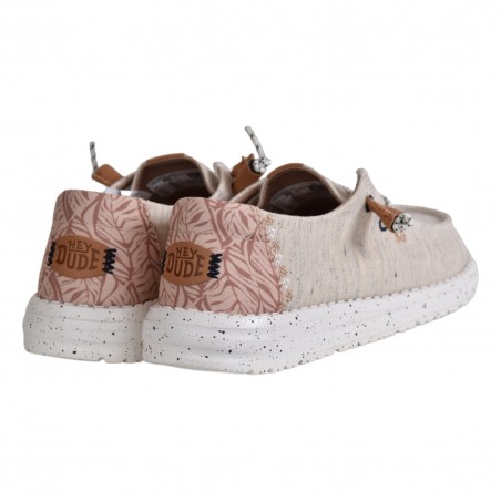 MOCASSINO LACCI HEY DUDE WENDYHEATHERED WHITE