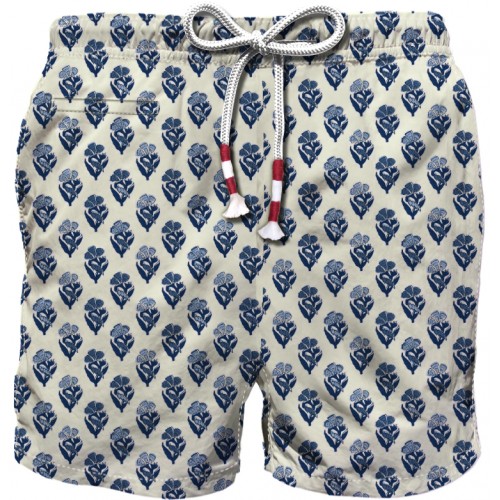 SWIMSHORT CAPRESE JAIPUR FLOWER 10 MC2 SAINT BARTH CAP0001 03432F