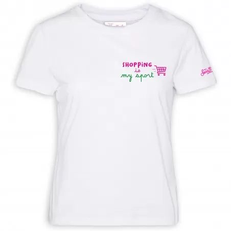 T-SHIRT EMILIE SPORT SHOPPING 01 EMB MC2 SAINT BARTH EMI0001 05754F