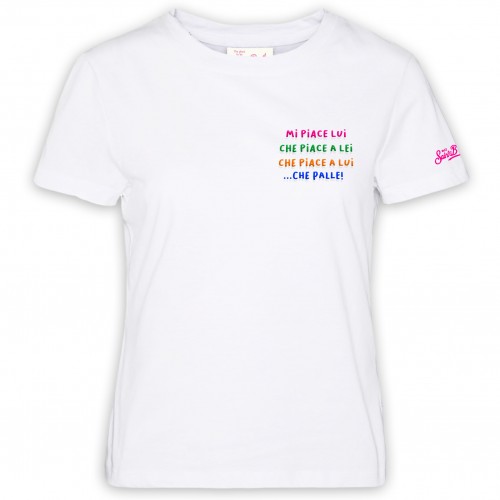 T-SHIRT EMILIE MI PIACE LUI 01 EMB MC2 SAINT BARTH EMI0001 09840F