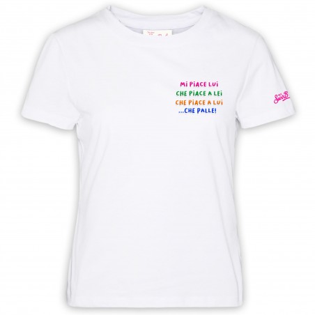 T-SHIRT EMILIE MI PIACE LUI 01 EMB MC2 SAINT BARTH EMI0001 09840F
