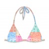 TRIANGLE TOP LEAH BANDANNA ROUND MULTIC MC2 SAINT BARTH LEH0001 05353F