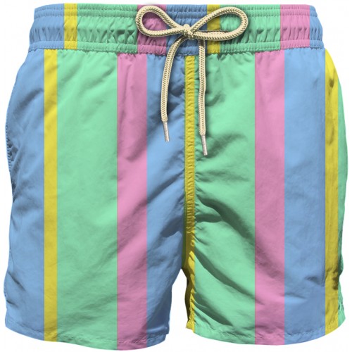 SWIMSHORT LIGHTING STRIPES MULTIC 55 MC2 SAINT BARTH LIG0001 02753F