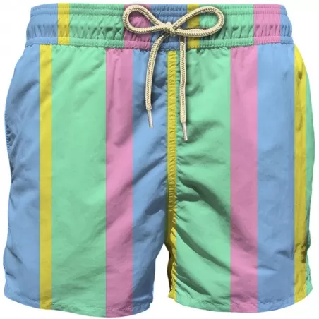 SWIMSHORT LIGHTING STRIPES MULTIC 55 MC2 SAINT BARTH LIG0001 02753F
