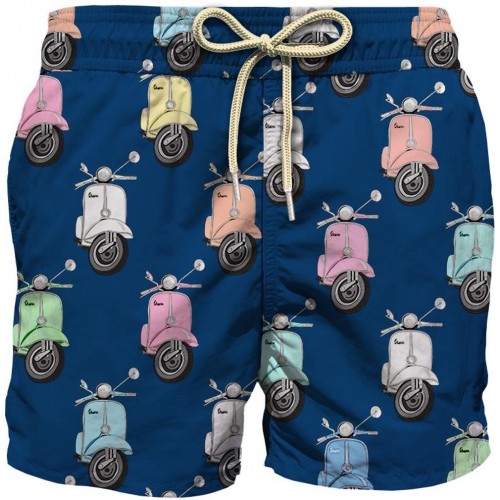 SWIMSHORT LIGHTING VESPA PASTEL PARTY 61 MC2 SAINT BARTH LIG0001 03161F