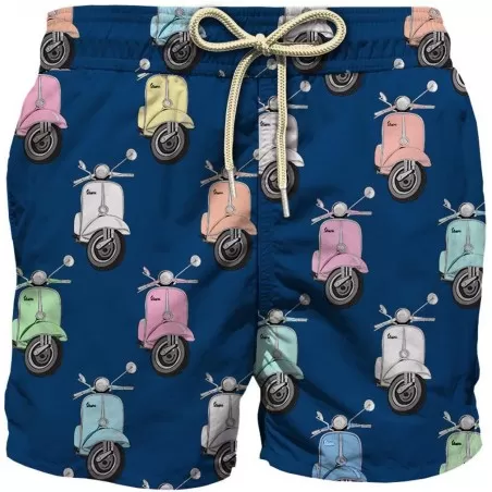 SWIMSHORT LIGHTING VESPA PASTEL PARTY 61 MC2 SAINT BARTH LIG0001 03161F