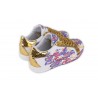 SNEAKERS SNAKE LEATHER / RISE 22YA-1210 ORO