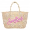 RAFFIA BEACH MID PEARL HEART 1121 EMB MC2 SAINT BARTH RAFB002 00383F