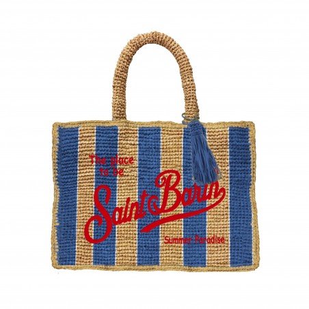 VANITY MINI RAFFIA STRIPES POP V 61 EMB MC2 SAINT BARTH VAMI004 00233F