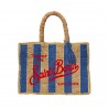 VANITY MINI RAFFIA STRIPES POP V 61 EMB MC2 SAINT BARTH VAMI004 00233F