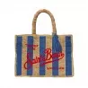 VANITY MINI RAFFIA STRIPES POP V 61 EMB MC2 SAINT BARTH VAMI004 00233F
