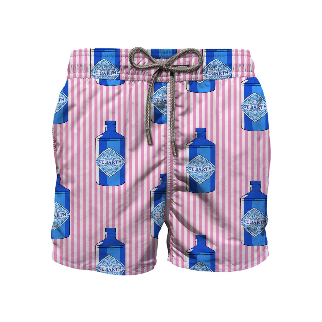 SWIMSHORT GUSTAVIA GIN MARE STRIPES S 21 MC2 SAINT BARTH GUS0001 03758F