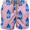 SWIMSHORT GUSTAVIA GIN MARE STRIPES S 21 MC2 SAINT BARTH GUS0001 03758F