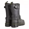 BIKER PELLE DR. MARTENS ANISTONE-HI CHARCOAL