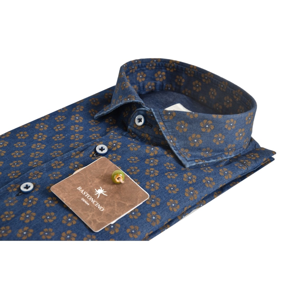CAMICIA A FIORI BASTONCINO B4104.164 01