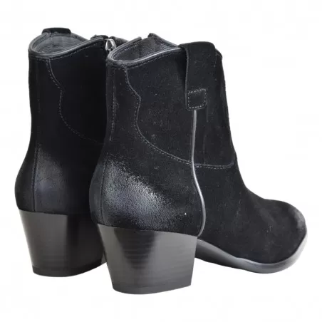 STIVALETTO IN CAMOSCIO ASH FAME01 BLACK