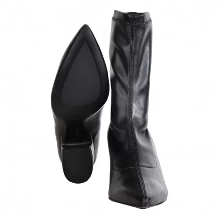 TRONCHETTO STRETCH POESIE VENEZIANE FRU01 NERO