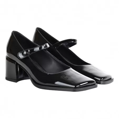 DECOLLETE VERNICE CON CINTURINO GIAMPAOLO VIOZZI GI0104 NERO