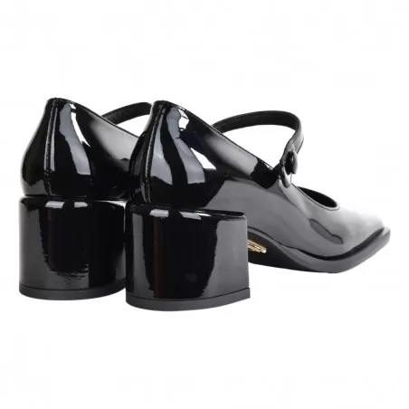 DECOLLETE VERNICE CON CINTURINO GIAMPAOLO VIOZZI GI0104 NERO