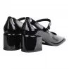 DECOLLETE VERNICE CON CINTURINO GIAMPAOLO VIOZZI GI0104 NERO