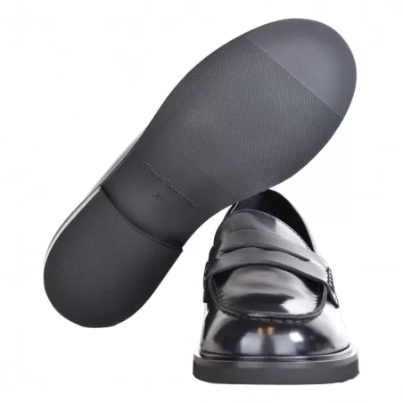 MOCASSINO ABRASIVATO POESIE VENEZIANE JPG30 BLU