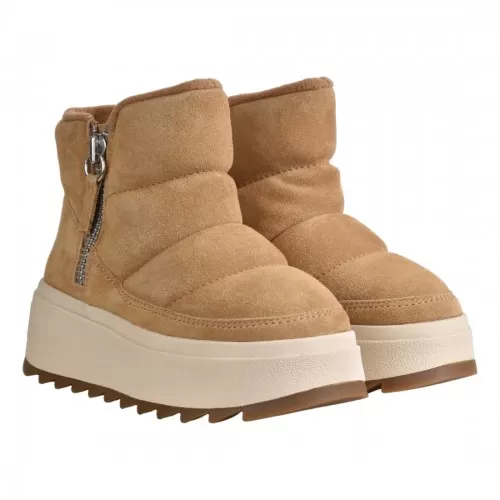 ANKLE BOOT SUEDE ASH MALICABIS01 CAMEL