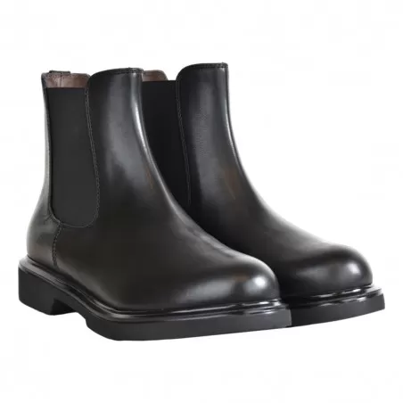CHELSEA IN PELLE LA PARIGINA S5001-G NERO