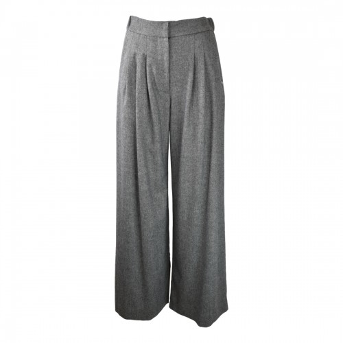 PANTALONE OTTOD'AME VVN-DP9711 BIA/NERO