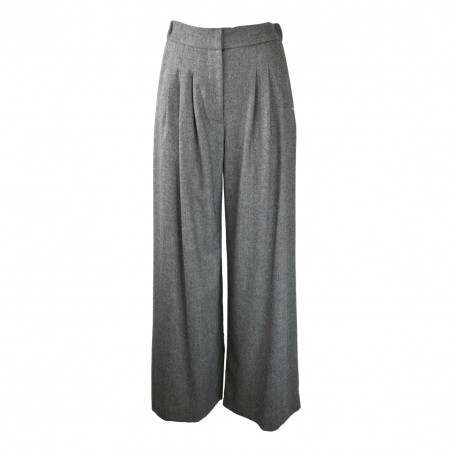 PANTALONE OTTOD'AME VVN-DP9711 BIA/NERO