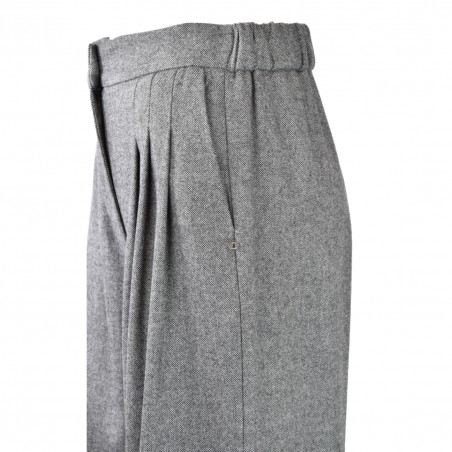 PANTALONE OTTOD'AME VVN-DP9711 BIA/NERO