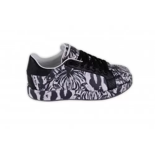 SNEAKERS CROCODILE LEATHER / RISE 22YA-1219 NERO