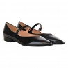 SCARPA ACCOLLATA CON CINTURINO LA PARIGINA Y9214-M NERO