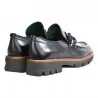 MOCASSINO IN PELLE CON MORSETTO LA PARIGINA 324/435/24 NERO