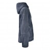 MAN GOAT SUEDE LEATHER JACKET BULLY 5625 BLU/MORO