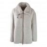 WOMAN SHEARLING JACKET SWORD  6.6.44 8878 CHALK