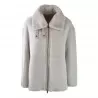 WOMAN SHEARLING JACKET SWORD  6.6.44 8878 CHALK