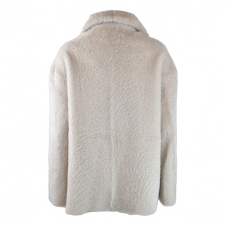 WOMAN SHEARLING JACKET SWORD  6.6.44 8878 CHALK