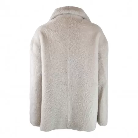 WOMAN SHEARLING JACKET SWORD  6.6.44 8878 CHALK