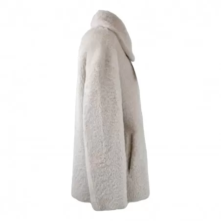 WOMAN SHEARLING JACKET SWORD  6.6.44 8878 CHALK