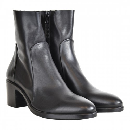 STIVALETTO CON ZIP STRATEGIA A4560 NERO