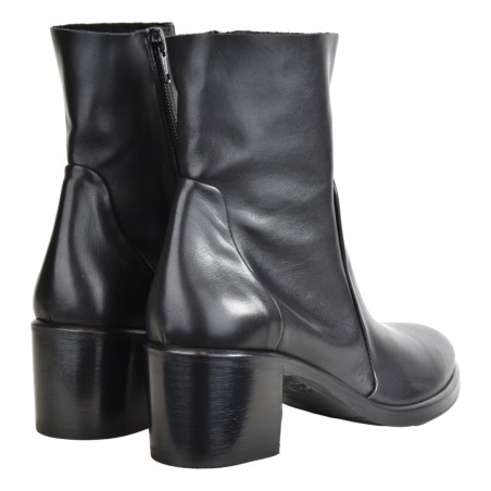 STIVALETTO CON ZIP STRATEGIA A4560 NERO